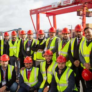 Joined by officials of government authorities in the Port KING ABDULLAH PORT DELEGATION VISITS LIVERPOOL PORT AND MEETS UK MARITIME OFFICIALS