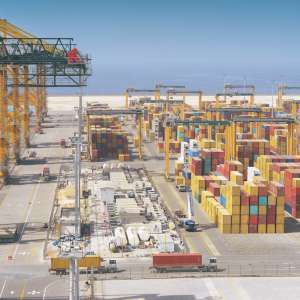 On the first anniversary of the declaration of Vision 2030 KING ABDULLAH PORT RAPIDLY CONTRIBUTING TO THE REALIZATION OF VISION 2030, TRANSFORMING THE KINGDOM INTO A GLOBAL LOGISTICS HUB