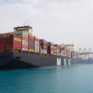 KING ABDULLAH PORT WELCOMES BACK THE WORLD’S JOINT-LARGEST CARGO SHIP.